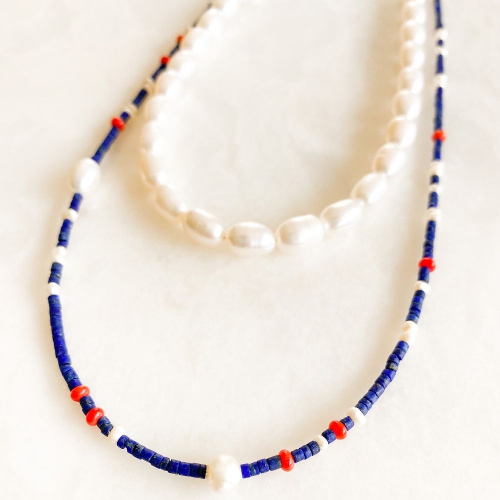 30 SPF Necklace | Oval Pearl